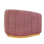 AVERO™ Lillian Accent Swivel Chair, Rose Boucle - AVERO™