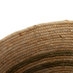 AVERO™ Natural Maize Colored Stripe Basket, Green, Large - AVERO™