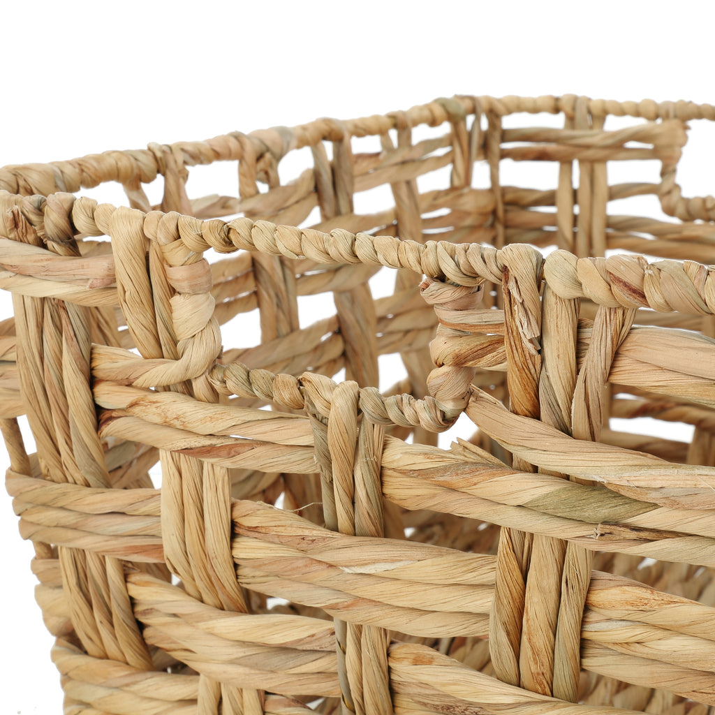 AVERO™ Medium Hyacinth Twist Storage Basket with Handles, 2 Pack - AVERO™