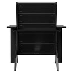 AVERO™ Ezra Outdoor HDPE Adirondack Chair, Black - AVERO™