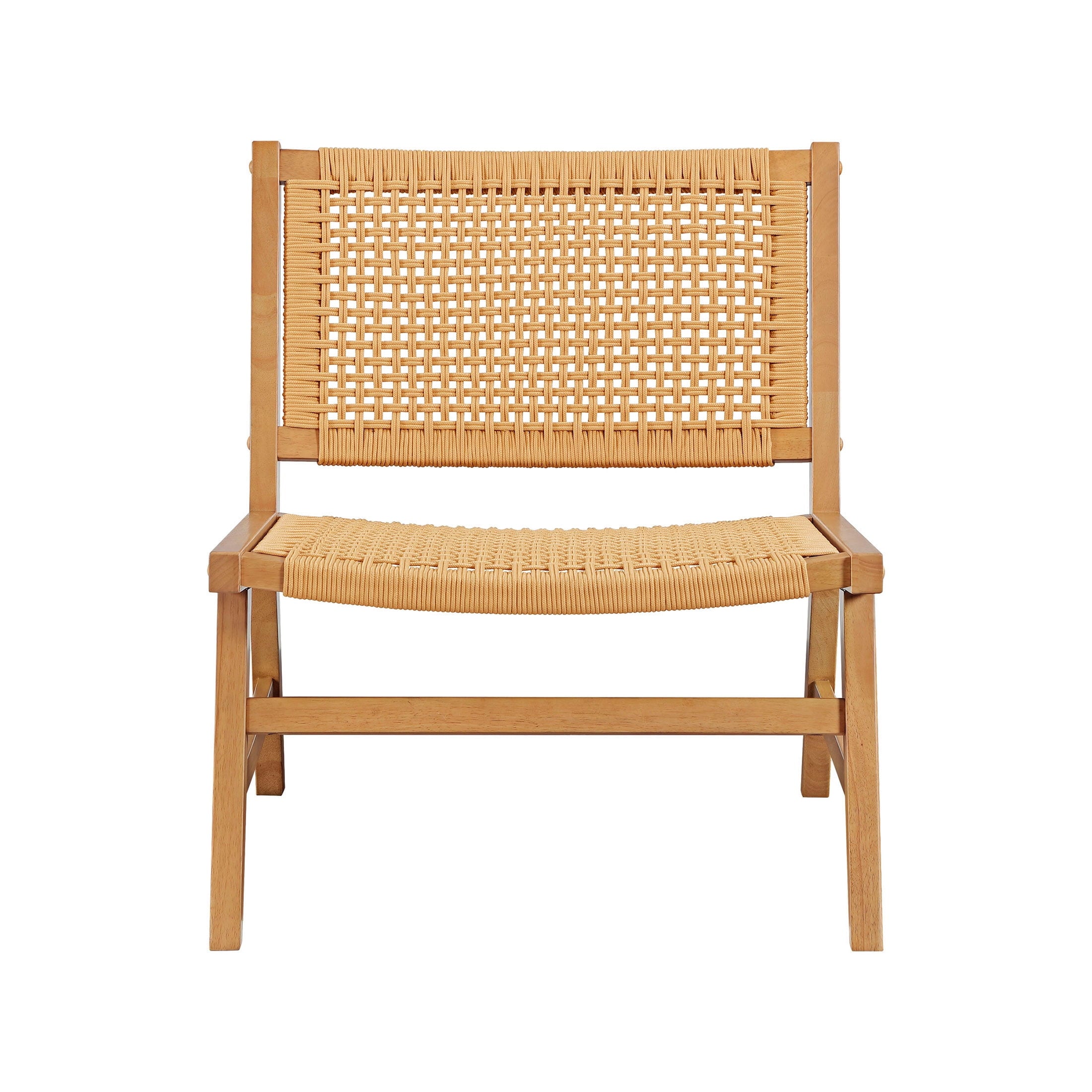 AVERO™ Vista Woven Accent Chair, Light Honey - AVERO™
