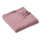 AVERO™ Chenille Gauze Bed Blanket, Violet Gem, King Size, 90 x 108 in - AVERO™