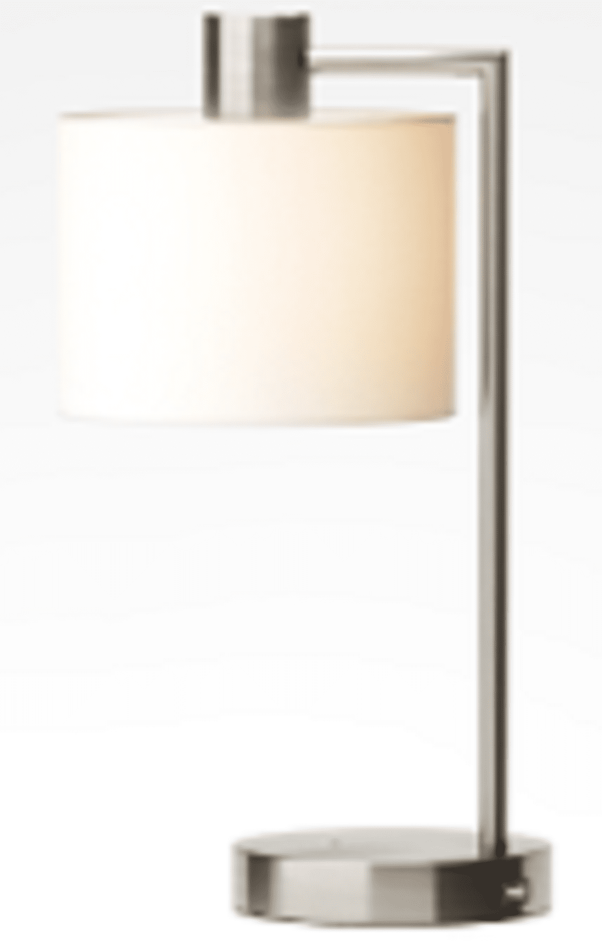 AVERO™ 18 in Silver Metal Table Lamp with Fabric Hardback Shade - AVERO™