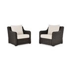 AVERO™ Bellamy Outdoor 2-Pack Lounge Chairs, Dark Brown - AVERO™