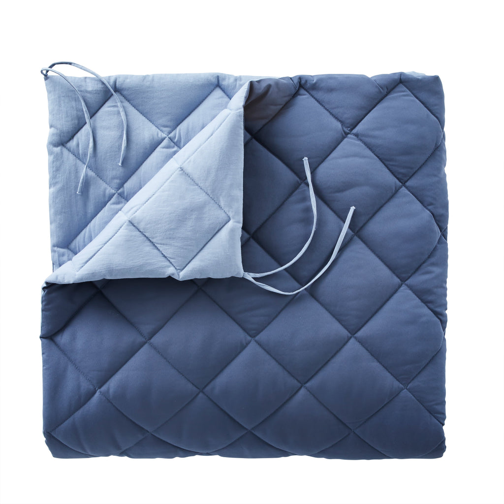 AVERO™ Down Alternative Comforter, Full/Queen - Blue, Reversible - AVERO™