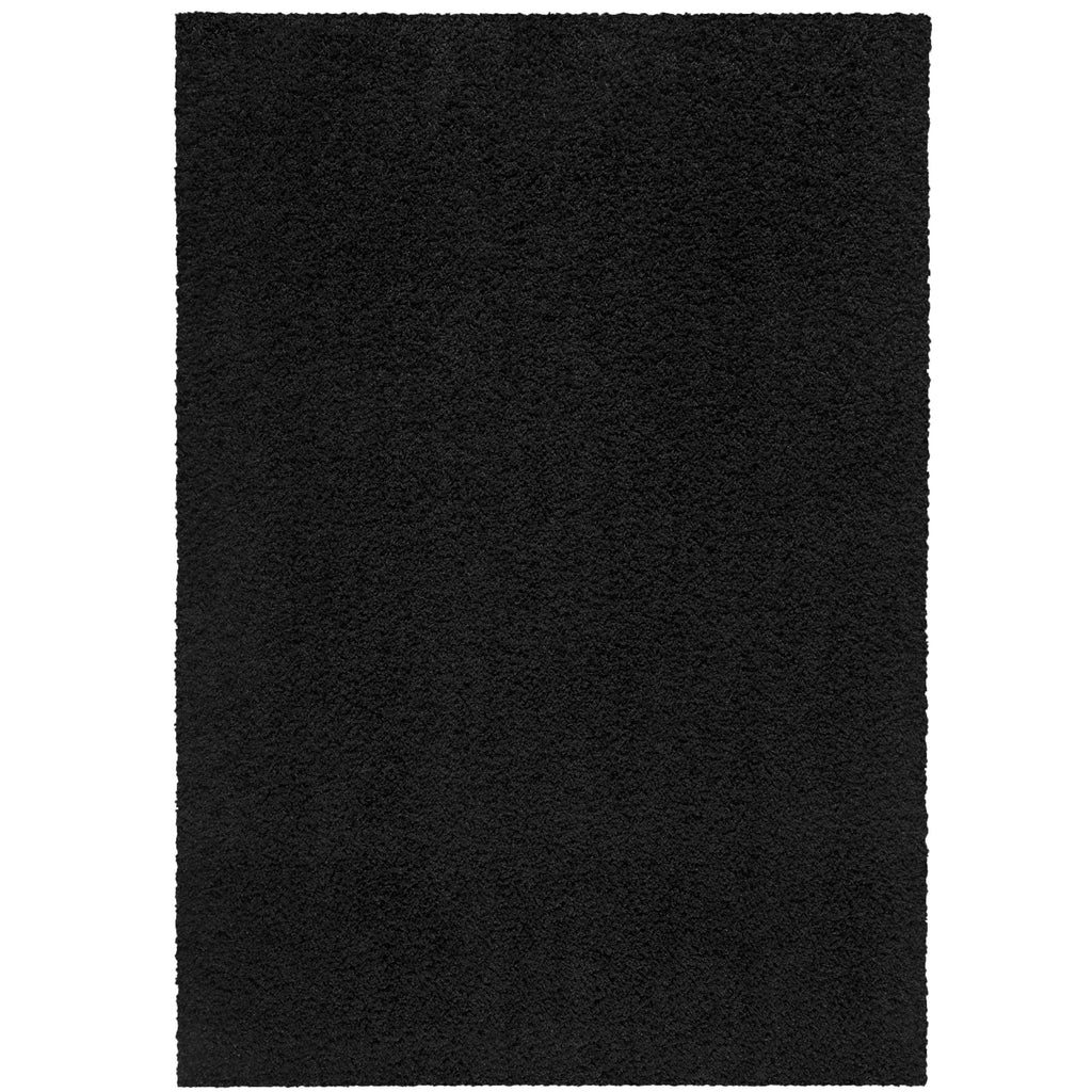 AVERO™ (3 pack) Traditional Solid Black Shag Indoor Area Rug, 5' x 7' - AVERO™