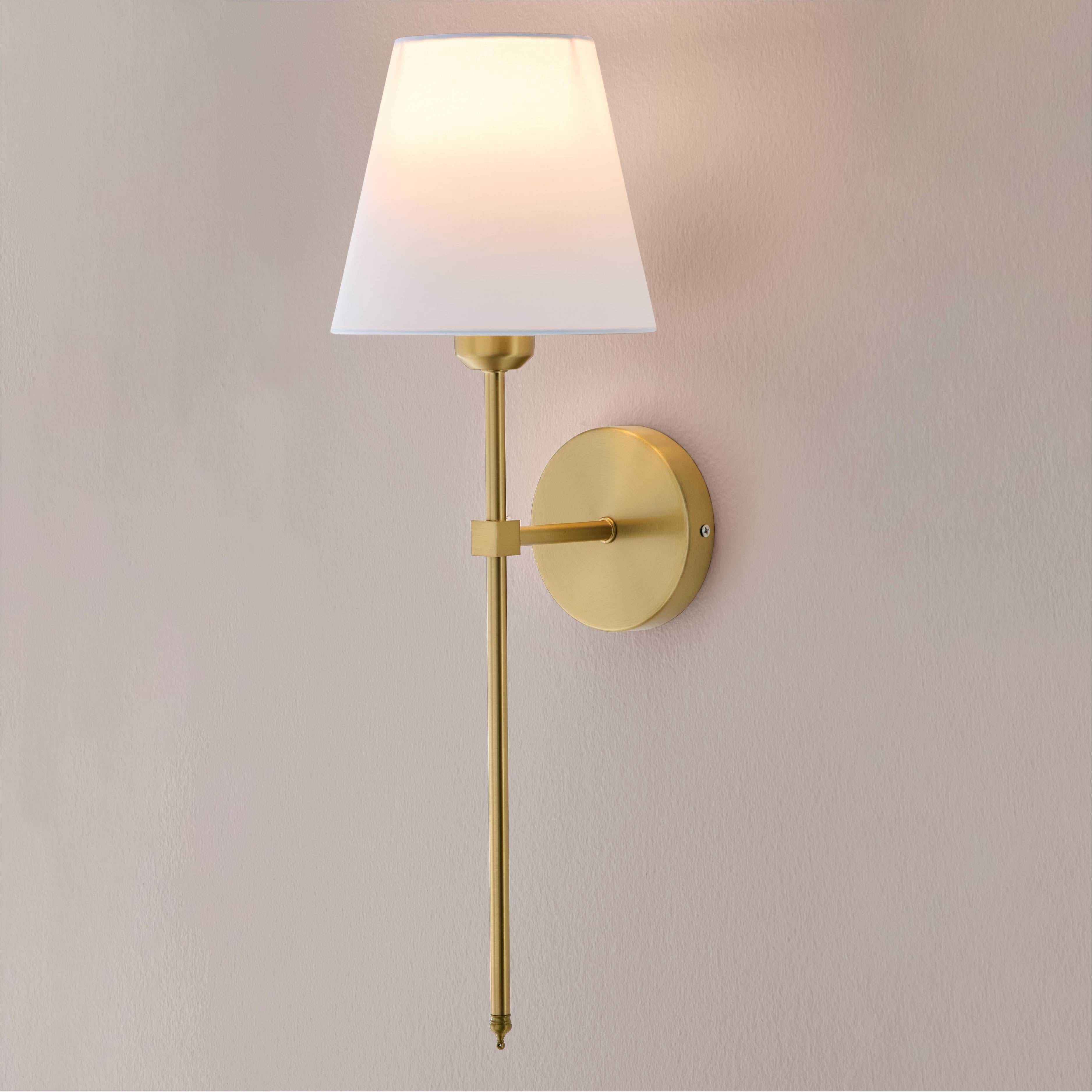 AVERO™ Contemporary Indoor 2-Pack Convertible LED Sconce Table Lamp, Gold - AVERO™