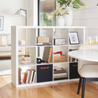 AVERO™ (4 pack) 12 Cube Storage Organizer, White Texture - AVERO™