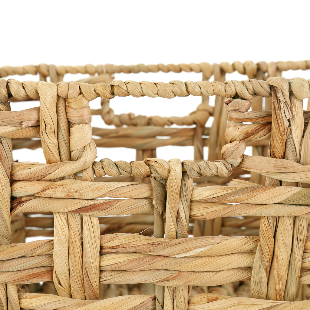 AVERO™ Medium Hyacinth Twist Storage Basket with Handles, 2 Pack - AVERO™