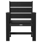 AVERO™ Ezra Outdoor HDPE Dining Chair Set, 2-Pack, Black - AVERO™