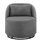 AVERO™ Juliet Modern Arch Swivel Accent Chair, Gray - AVERO™
