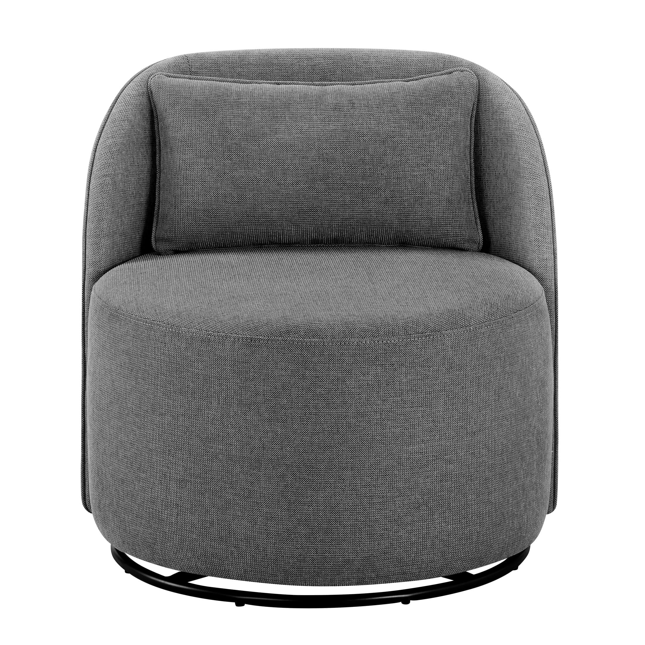 AVERO™ Juliet Modern Arch Swivel Accent Chair, Gray - AVERO™