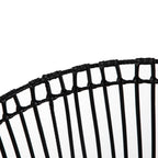 AVERO™ Large Black Poly Rattan Storage Baskets with Handles, Set of 2 - AVERO™