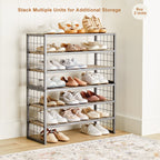 AVERO™ Farmhouse 3 Tier Shoe Rack, Gray, 30in W x 12in D x 18in H - AVERO™