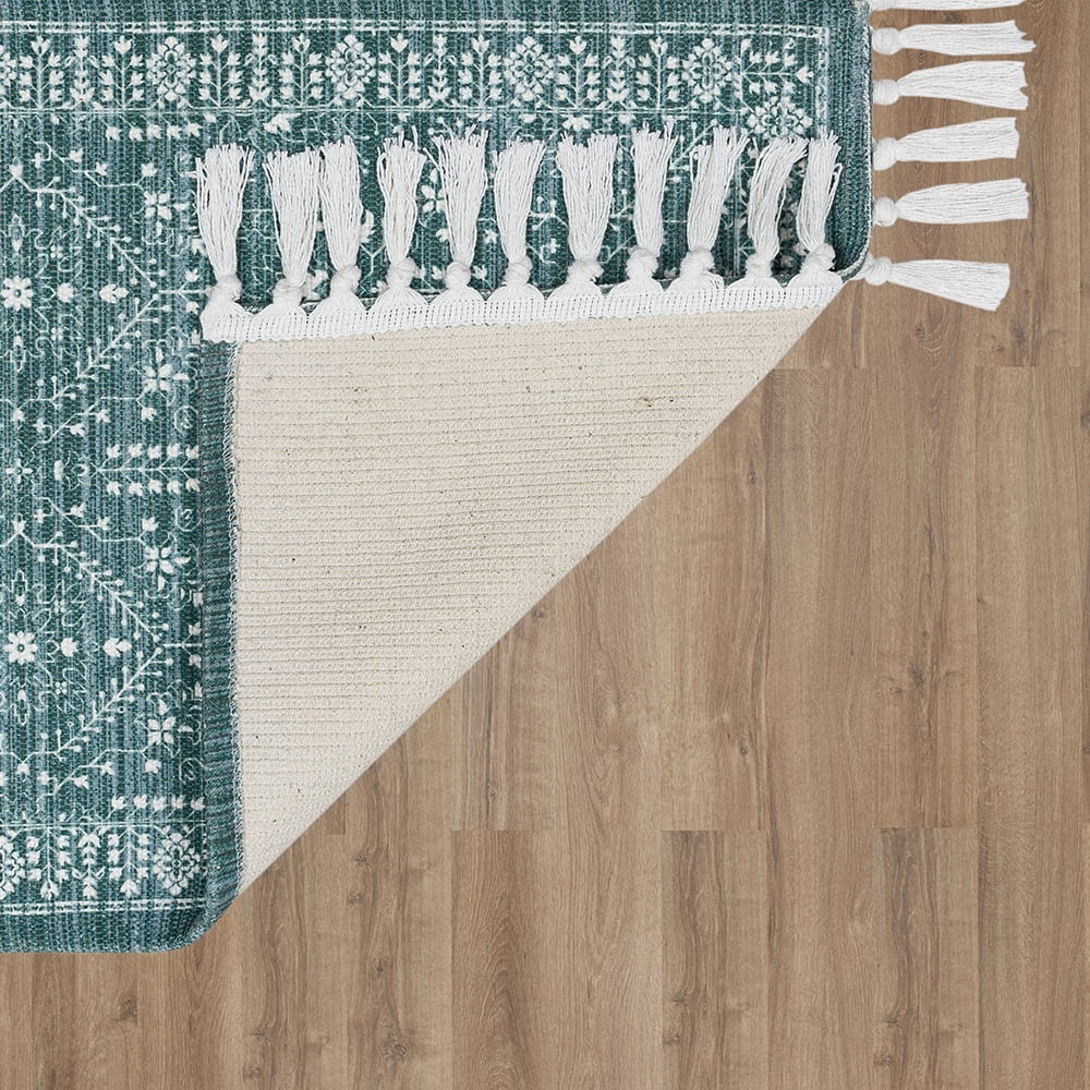 AVERO™ (4 pack) Wexford Vintage Indoor Runner Rug, Teal, 20 x 60 - AVERO™