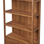 AVERO™ Greyson Bookcase, Acorn Finish - AVERO™