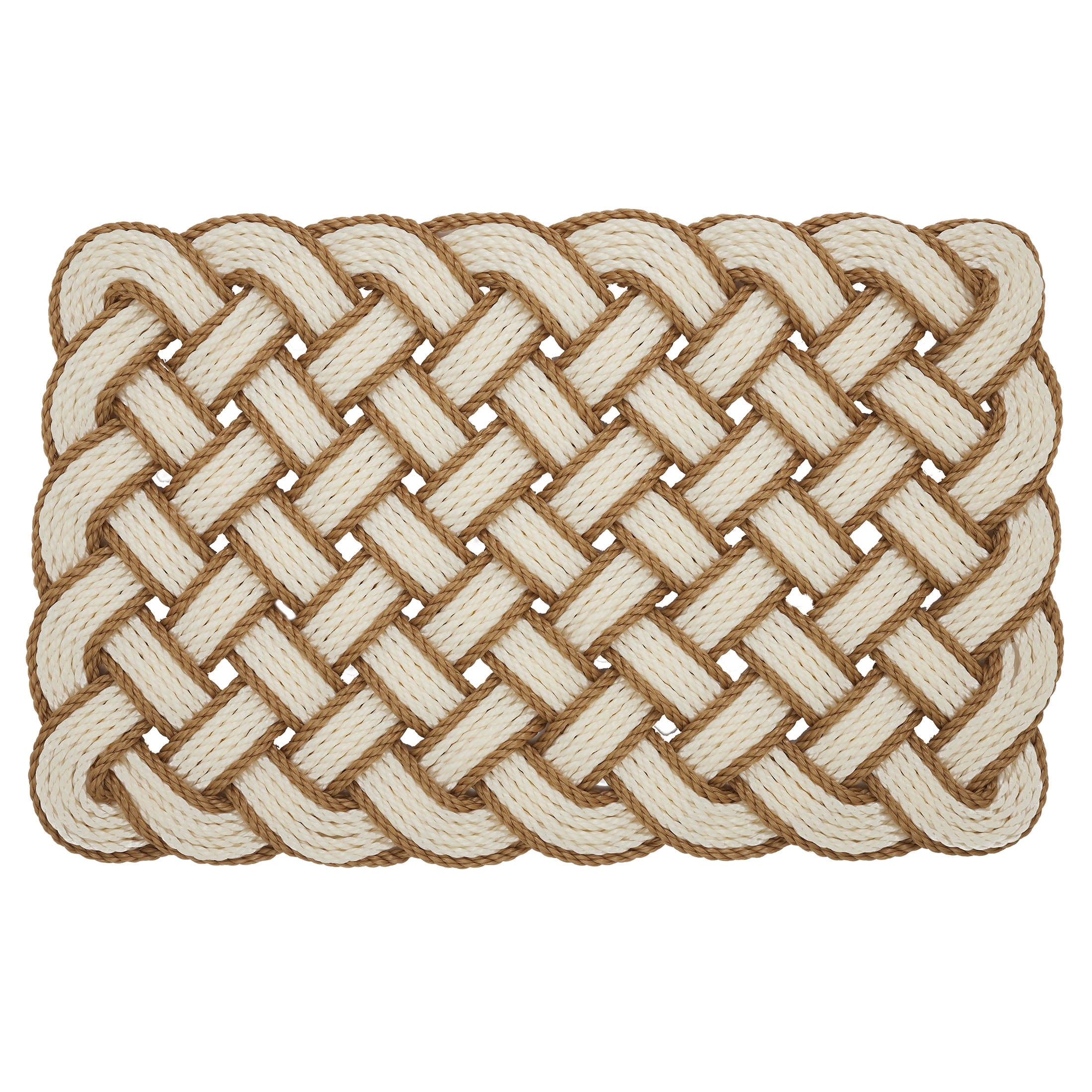 AVERO™ (4 pack) Woven Pretzel Knotted PVC Outdoor Doormat, 18" x 30" - AVERO™
