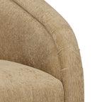 AVERO™ Sienna Swivel Accent Chair, Caramel Velvet Fabric - AVERO™