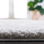 AVERO™ Gray & Ivory Plush Trellis Shag Indoor Area Rug, 5' x 7' - AVERO™