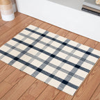 AVERO™ (3 Pack) Blue Plaid Outdoor Layering Rug 24 in x 36 in - AVERO™