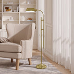 AVERO™ 1-Light Modern Adjustable Brass Floor Lamp Gold - AVERO™