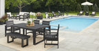 AVERO™ Ezra Outdoor HDPE Dining Chair Set, 2-Pack, Black - AVERO™