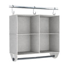 AVERO™ (2 pack) 4-Shelf Gray Hanging Closet Organizer with Rack - AVERO™