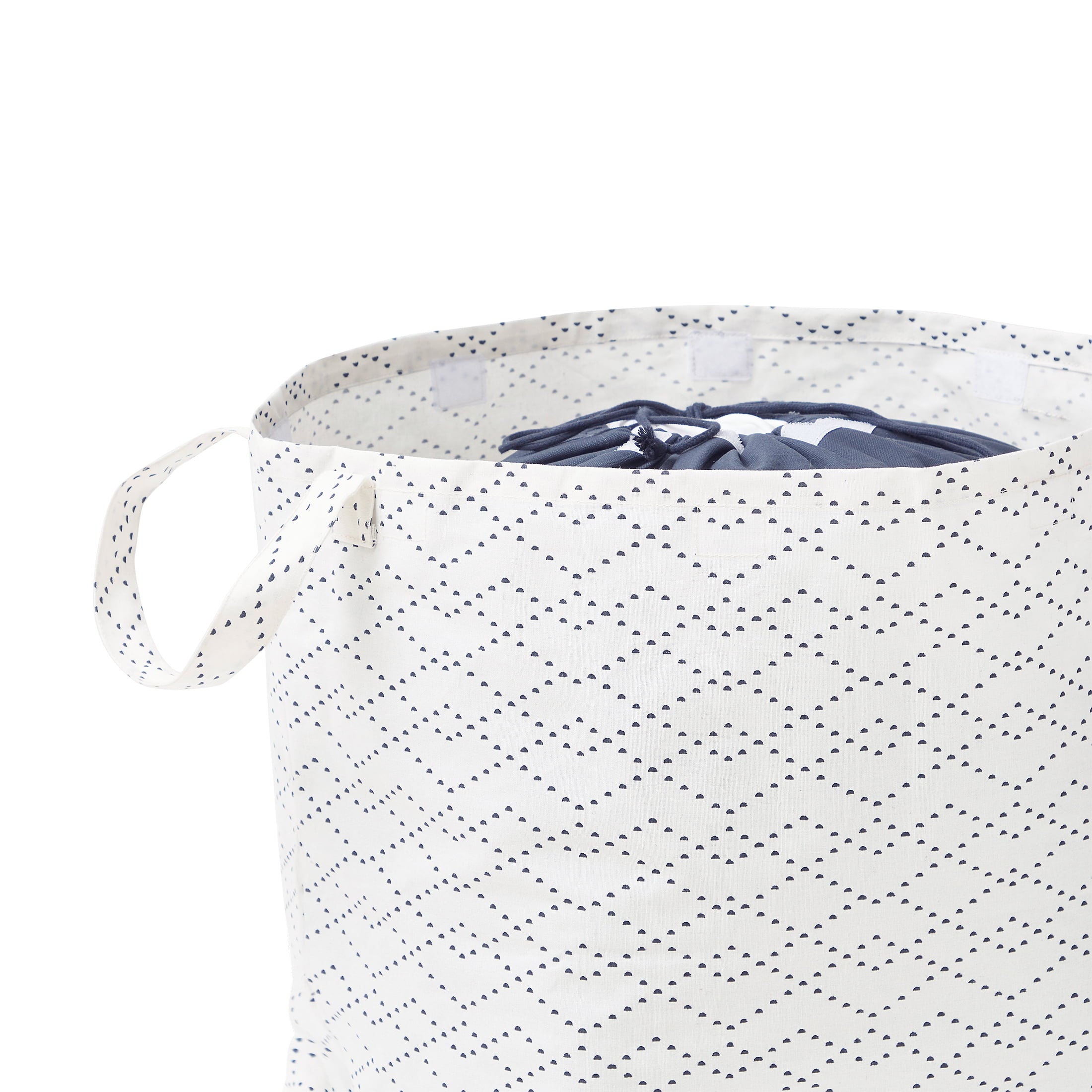 AVERO™ (2 Pack) Better Homes Gardens Whiteblack Lattice Laundry Tote 16 in x 20 in - AVERO™