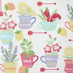 AVERO™ 4 Pack Multicolor Kitchen Mat Herbal Tea 18w x 30l 1 Piece - AVERO™