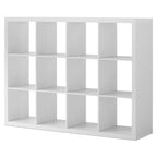 AVERO™ (4 pack) 12 Cube Storage Organizer, White Texture - AVERO™