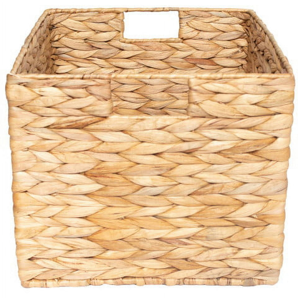 AVERO™ Natural Water Hyacinth Crate, Set of 2, Large - AVERO™