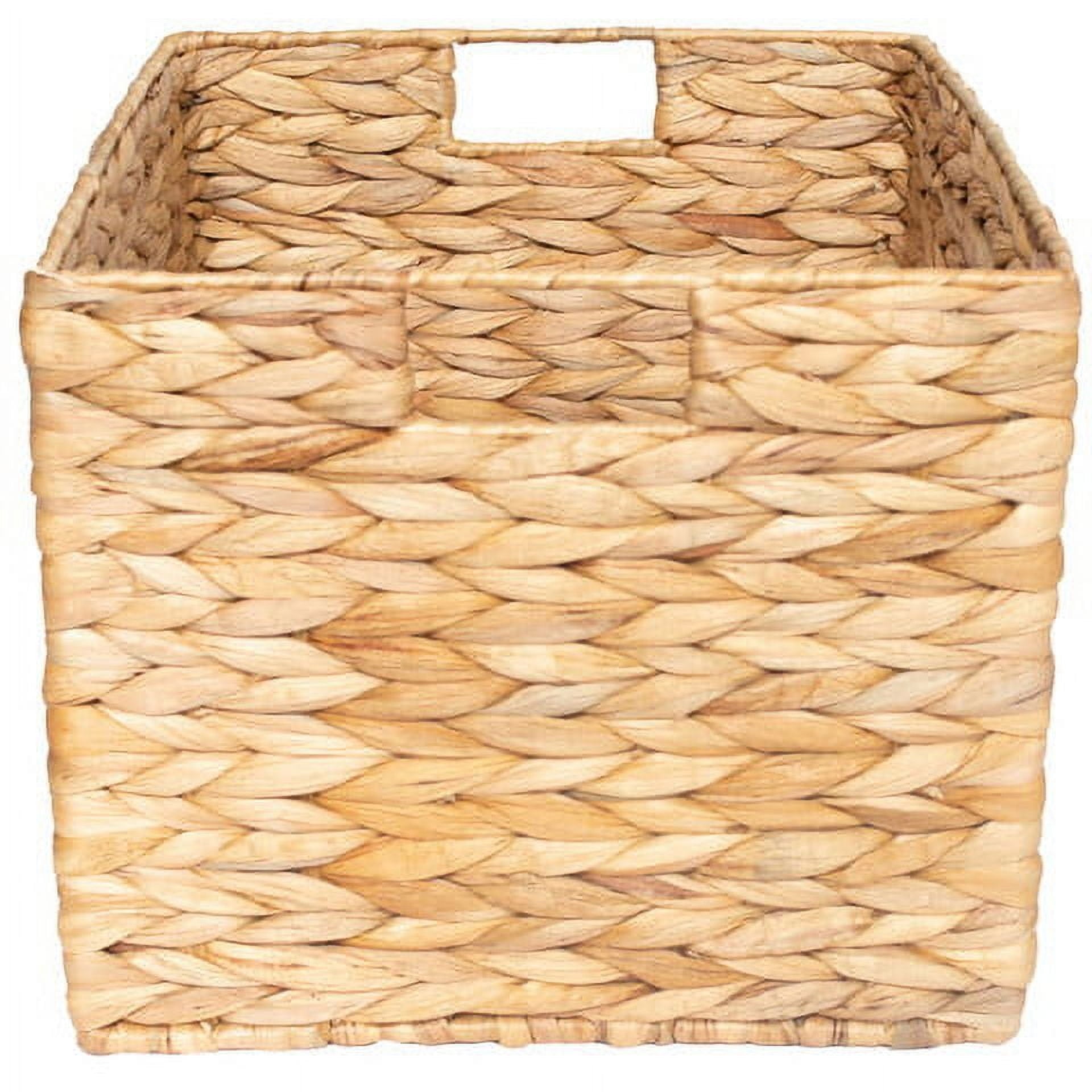 AVERO™ Natural Water Hyacinth Crate, Set of 2, Large - AVERO™