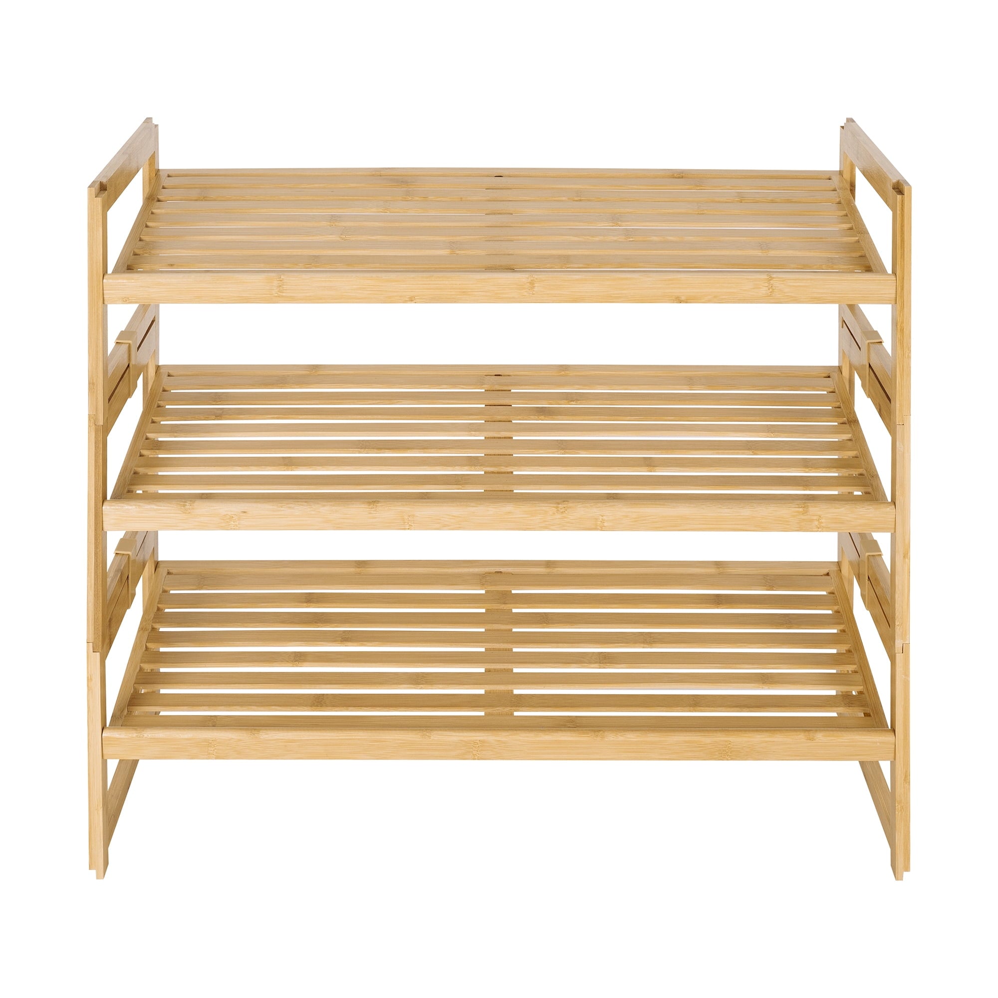 AVERO™ Bamboo 3-Tier Shoe Rack for 9 Pairs - AVERO™