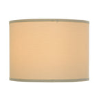 AVERO™ Glass End Table Floor Lamp with White Shade, Matte Black, 17"L x 17"W x 54"H - AVERO™