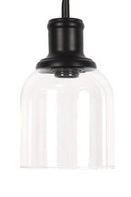 AVERO™ Bronze Table Lamp with Clear Glass Shade and USB/USB-C Ports - AVERO™