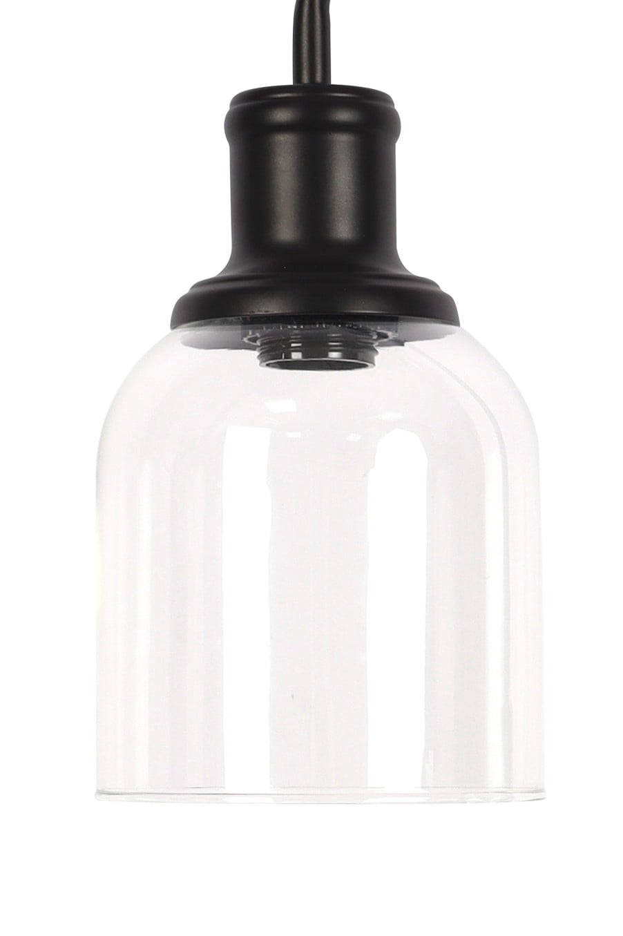 AVERO™ Bronze Table Lamp with Clear Glass Shade and USB/USB-C Ports - AVERO™