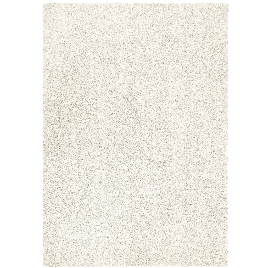 AVERO™ (2 pack) Solid Shag Indoor Area Rug, Ivory, 3 ft x 4 ft 8 in - AVERO™