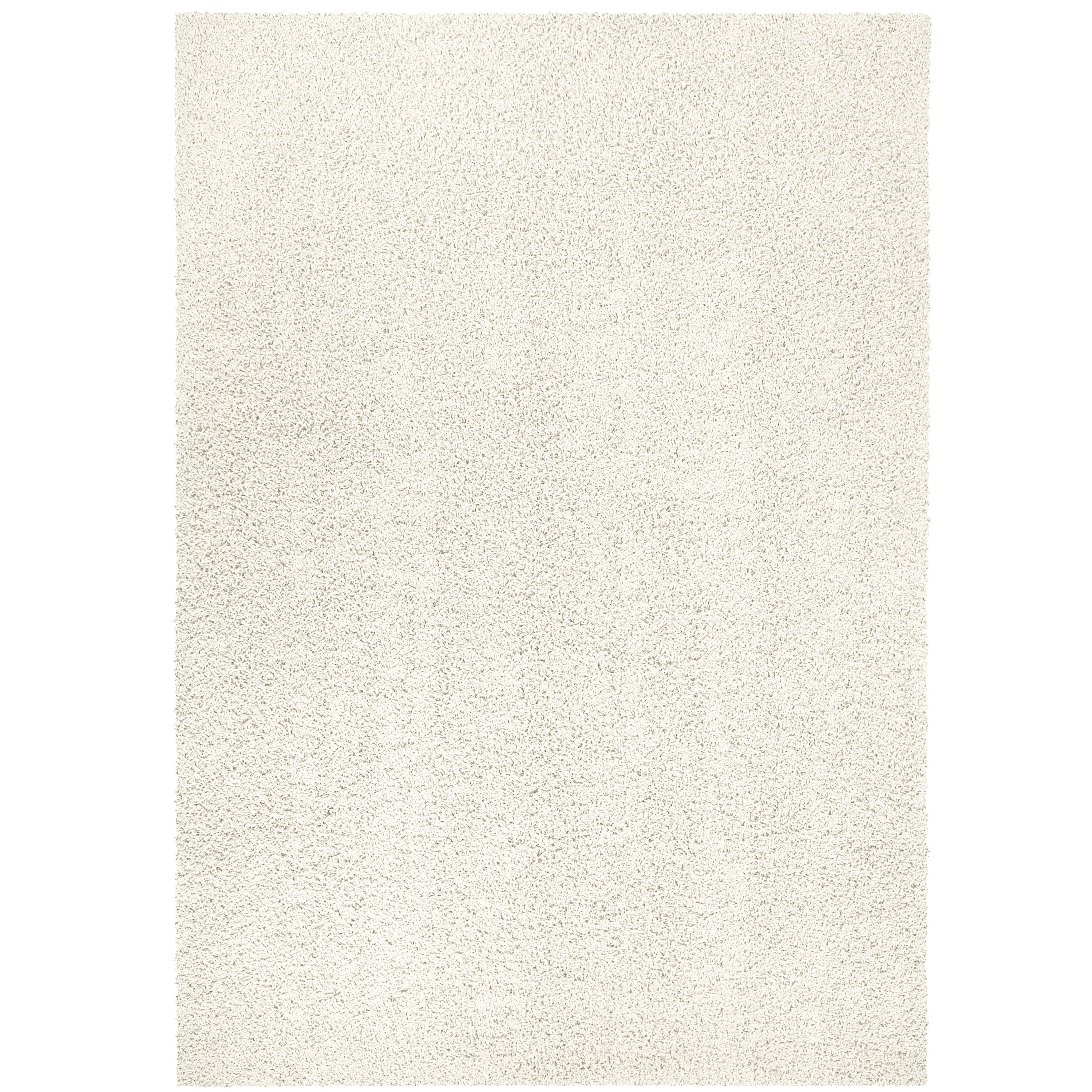 AVERO™ (2 pack) Solid Shag Indoor Area Rug, Ivory, 3 ft x 4 ft 8 in - AVERO™