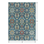 AVERO™ 5' x 7' Multi Medallion Outdoor Rug - AVERO™