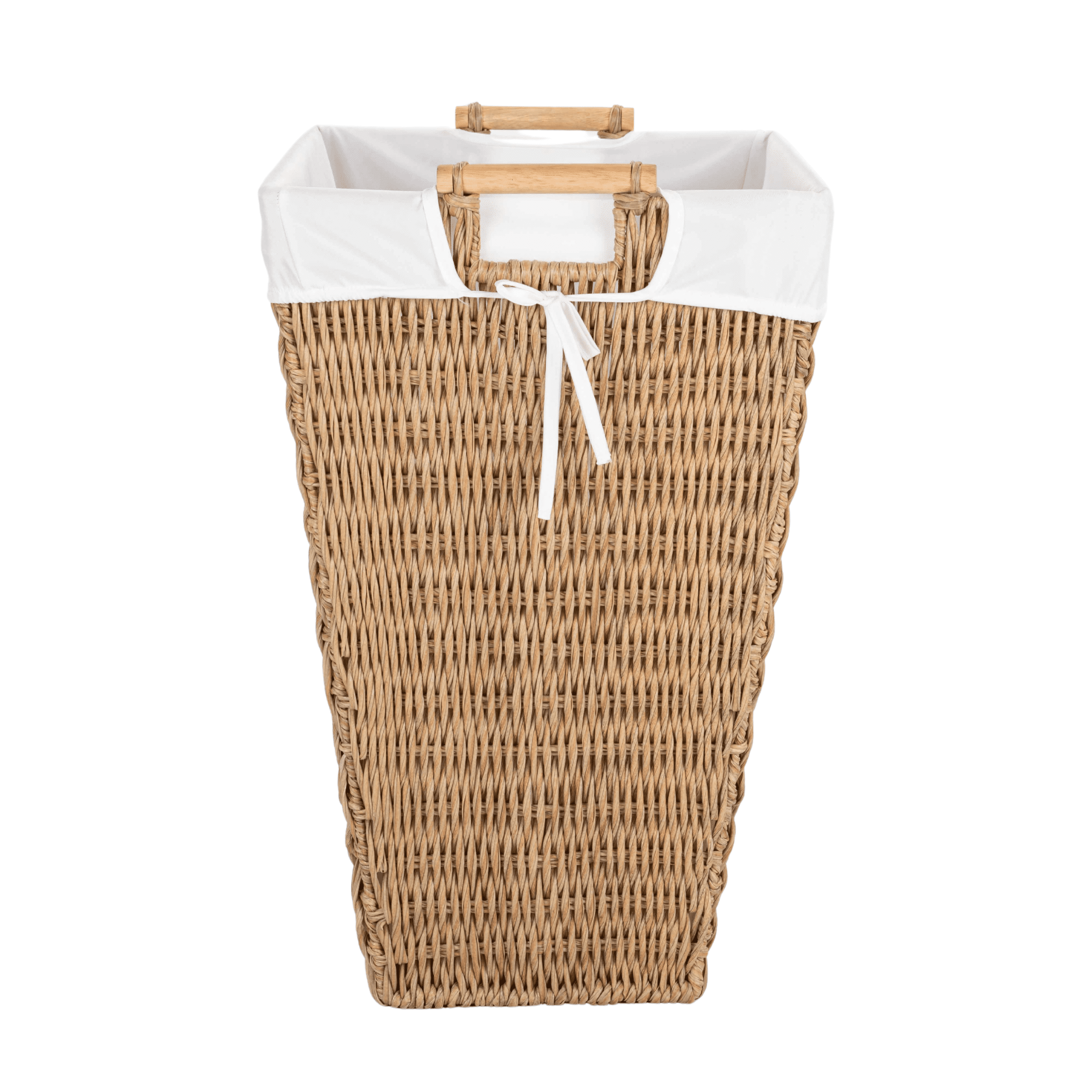 AVERO™ Resin Poly Rattan Laundry Hamper with Fabric Liner, Adult - AVERO™