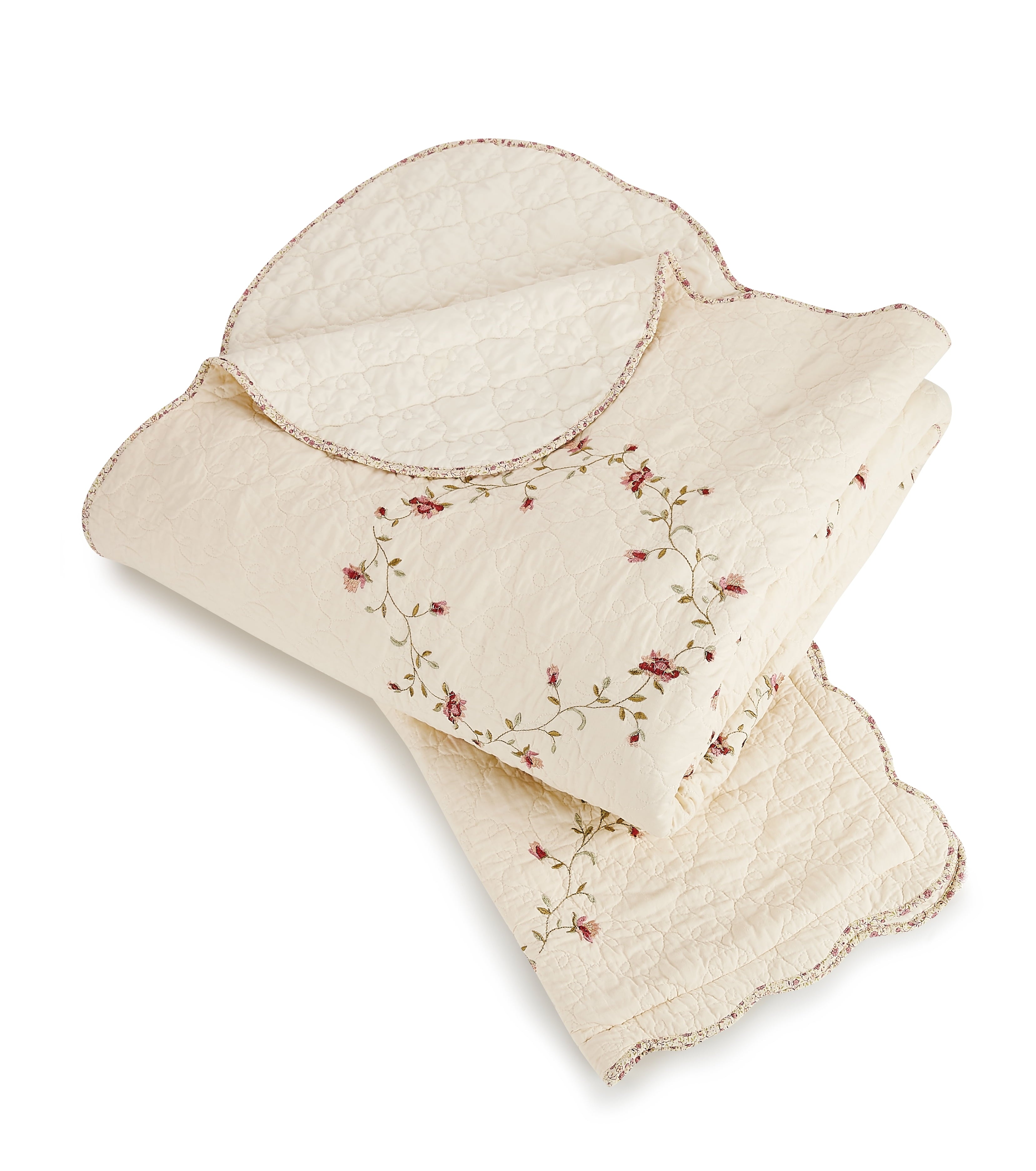 AVERO™ Hannalore Cotton Quilt, Burgundy, Full/Queen, All Ages - AVERO™