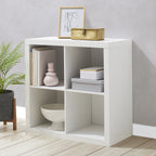AVERO™ 4 Cube Storage Organizer, White Texture - AVERO™