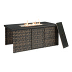 AVERO™ Rockport 4-Piece Outdoor Conversation Set with Firepit Table - AVERO™