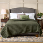 AVERO™ Tufted Matte Velvet Quilt, King - AVERO™
