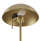 AVERO™ 62" Modern Pull-chain Brass Floor Lamp with Brass Dome Shade - AVERO™
