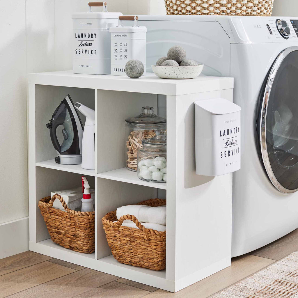 AVERO™ 4 Cube Storage Organizer, White Texture - AVERO™