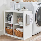 AVERO™ 4 Cube Storage Organizer, White Texture - AVERO™