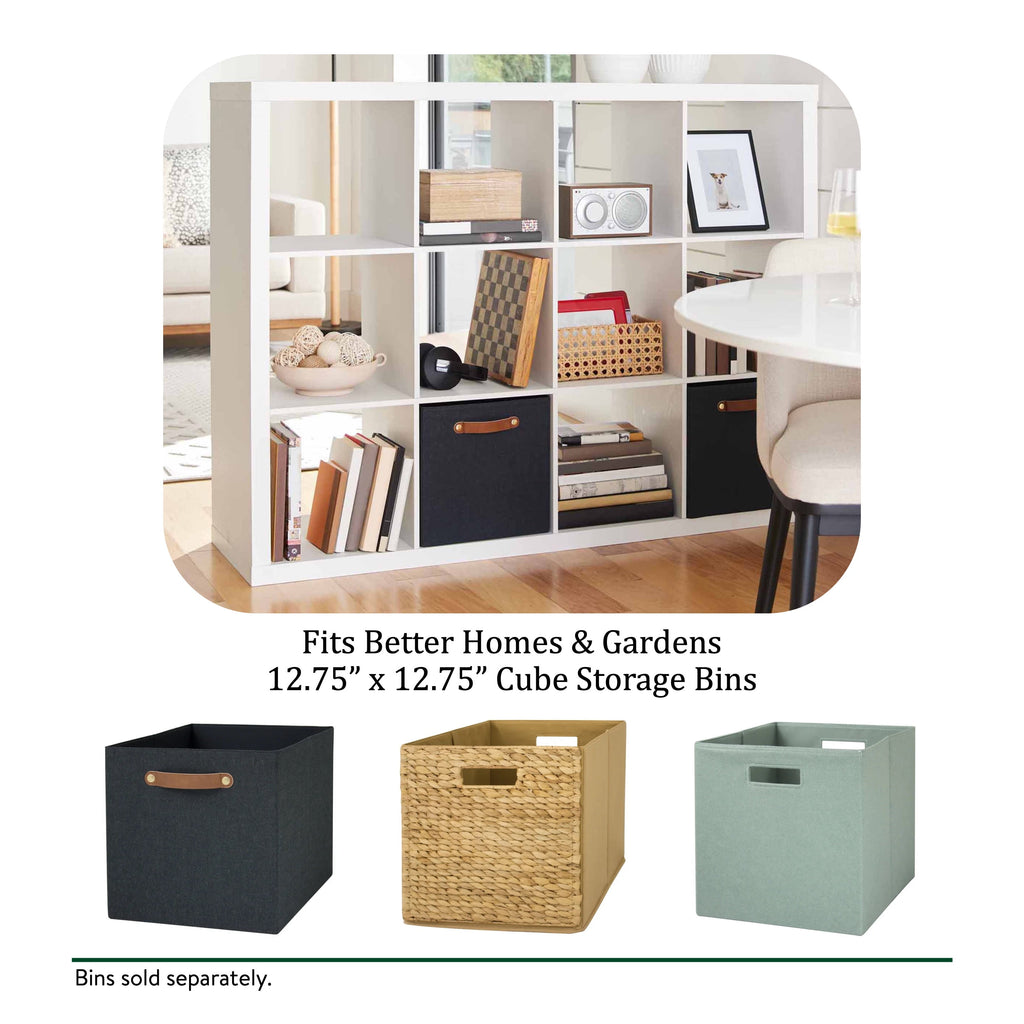 AVERO™ (4 pack) 12 Cube Storage Organizer, White Texture - AVERO™