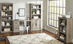 AVERO™ Glendale 5 Shelf Bookcase, Rustic Gray Finish - AVERO™