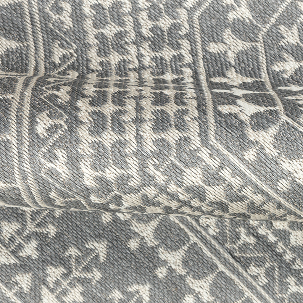 AVERO™ (2 pack) 7 x 10 Gray Medallion Outdoor Rug - AVERO™